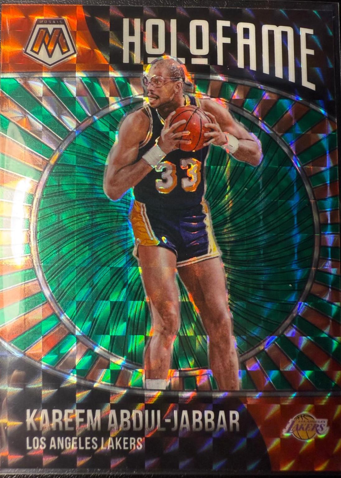 Kareem Abdul-Jabbar #17 Basketball Cards 2020 Panini Mosaic HoloFame
