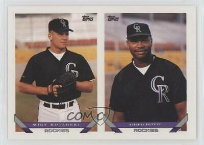 Greg Boyd, Mike Kotarski #621 Baseball Cards 1993 Topps