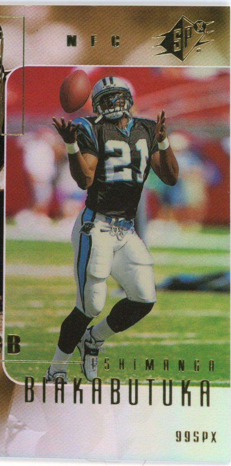 Tim Biakabutuka #13 Football Cards 1999 Spx