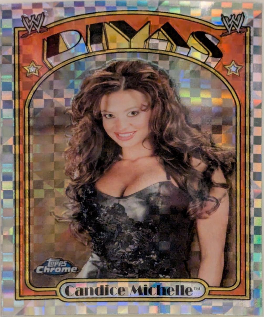 その他 Candice Michelle Kiss Card 4/24 Candice Michelle [Xfractor] #67 Prices | 2007 Topps Heritage II