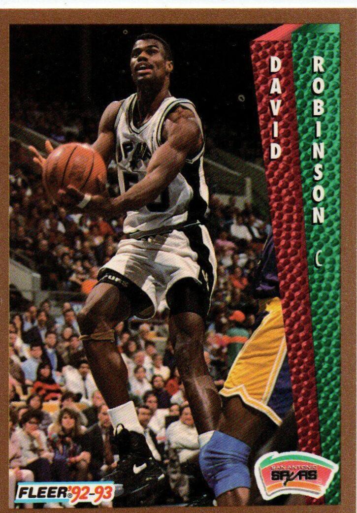 David Robinson #207 Basketball Cards 1992 Fleer