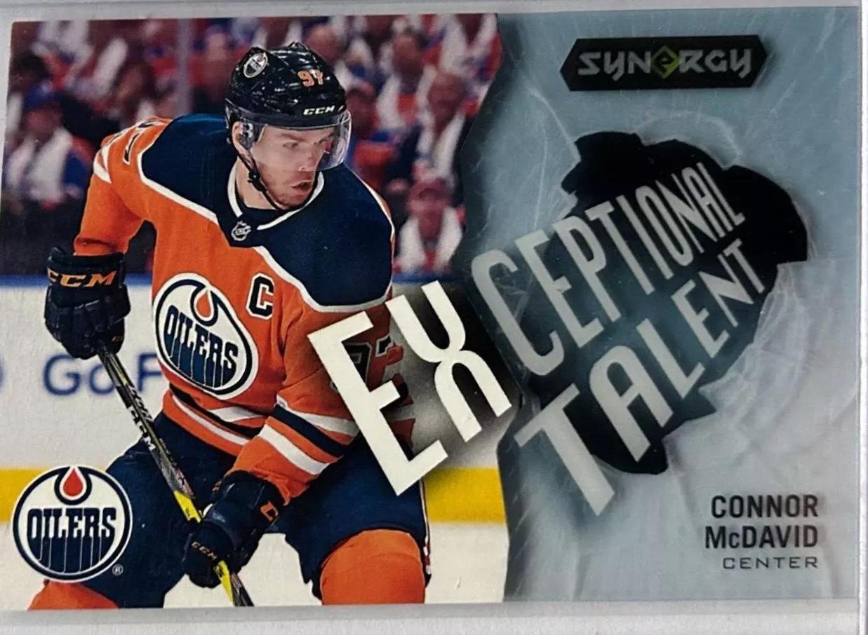 Connor McDavid #ET-40 Hockey Cards 2017 Upper Deck Synergy Exceptional Talent
