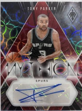 Tony Parker #MA-TPK Basketball Cards 2023 Panini Phoenix Mythical Autograph