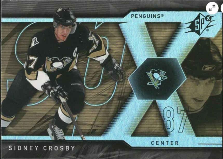 Sidney Crosby #99 Hockey Cards 2007 SPx