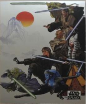 Jedi a la Kurosawa by Randy Martinez #88 Star Wars 2021 Topps Chrome Galaxy