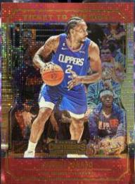 Kawhi Leonard #9 Basketball Cards 2022 Panini Contenders Ticket to the Hall