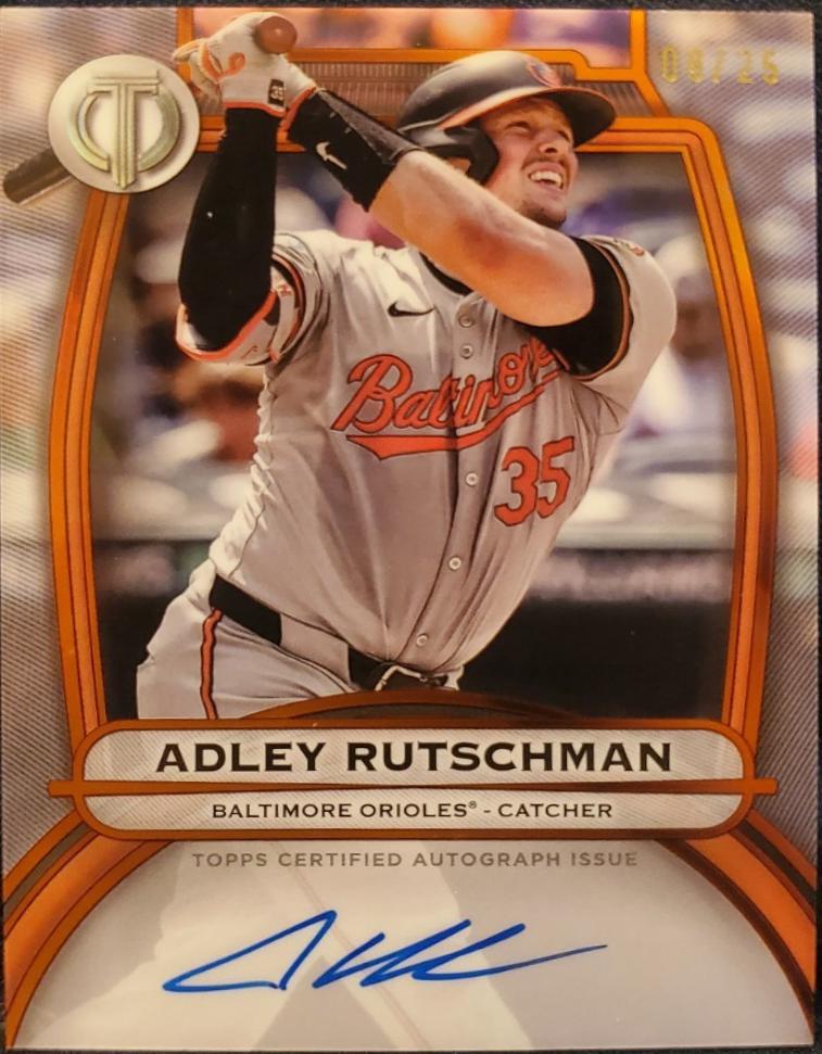 Adley Rutschman #TA-AR Baseball Cards 2025 Topps Tribute Autograph