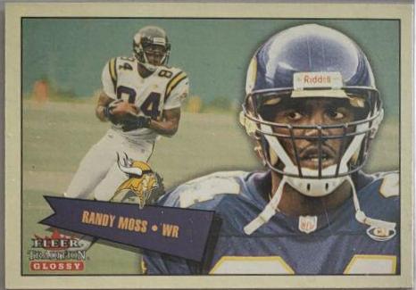 Randy Moss #19 Football Cards 2001 Fleer
