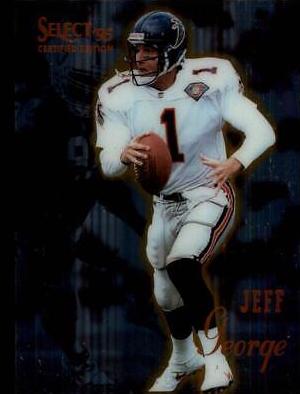 Jeff George #5 Football Cards 1995 Panini Select Certified