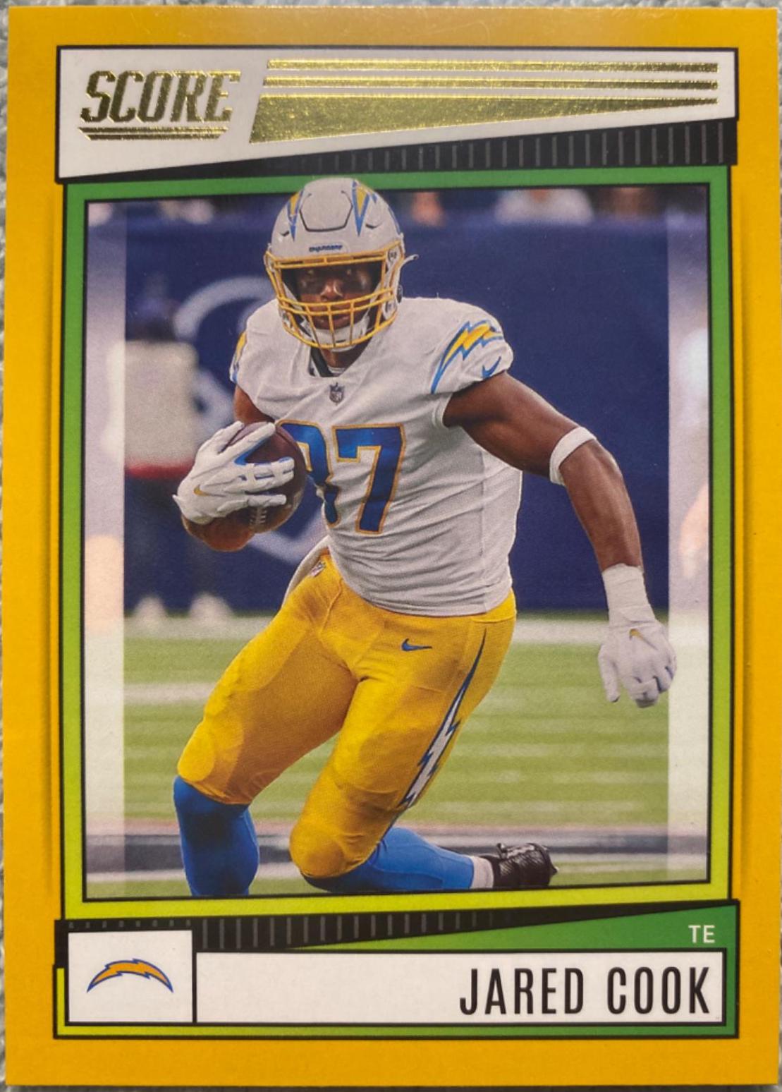 Jared Cook [Gold] #135 Prices [Rookie] | 2022 Panini Score | Football Cards