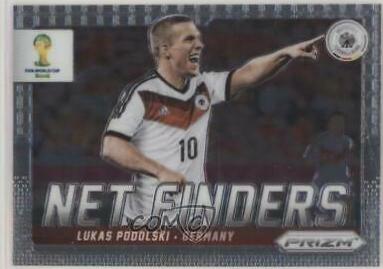 Lukas Podolski #11 2014 Panini Prizm World Cup Net Finders Soccer