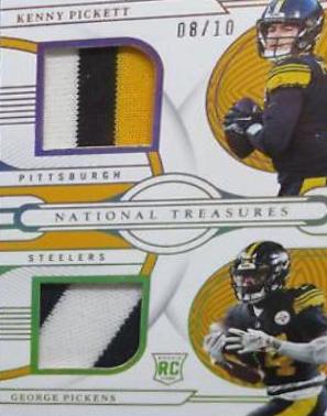 George Pickens #172 2022 Panini National Treasures Football
