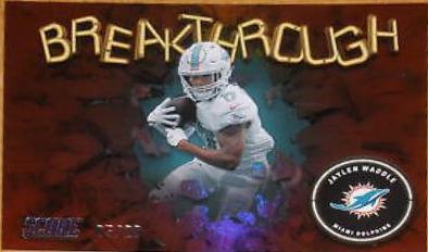 Jaylen Waddle [Red Zone] #B11 Prices | 2022 Panini Score Breakthrough ...