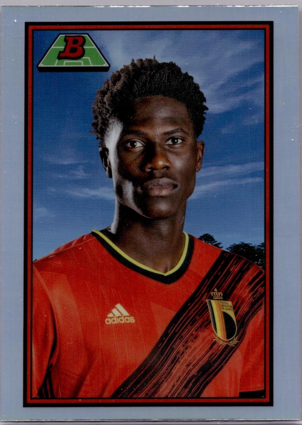 Amadou Onana #89B-22 2022 Bowman Chrome Road To UEFA U21 1989 Bowman