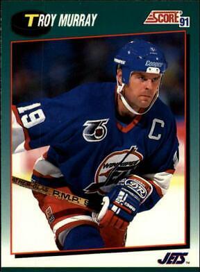 Troy Murray #35T Hockey Cards 1991 Score Rookie Traded