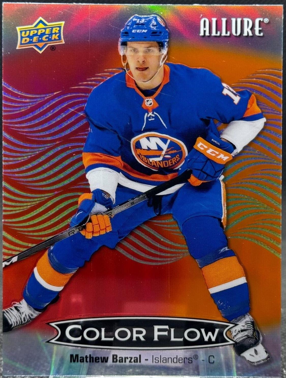 Mathew Barzal #CFL-33 2024 Upper Deck Allure Color Flow Hockey