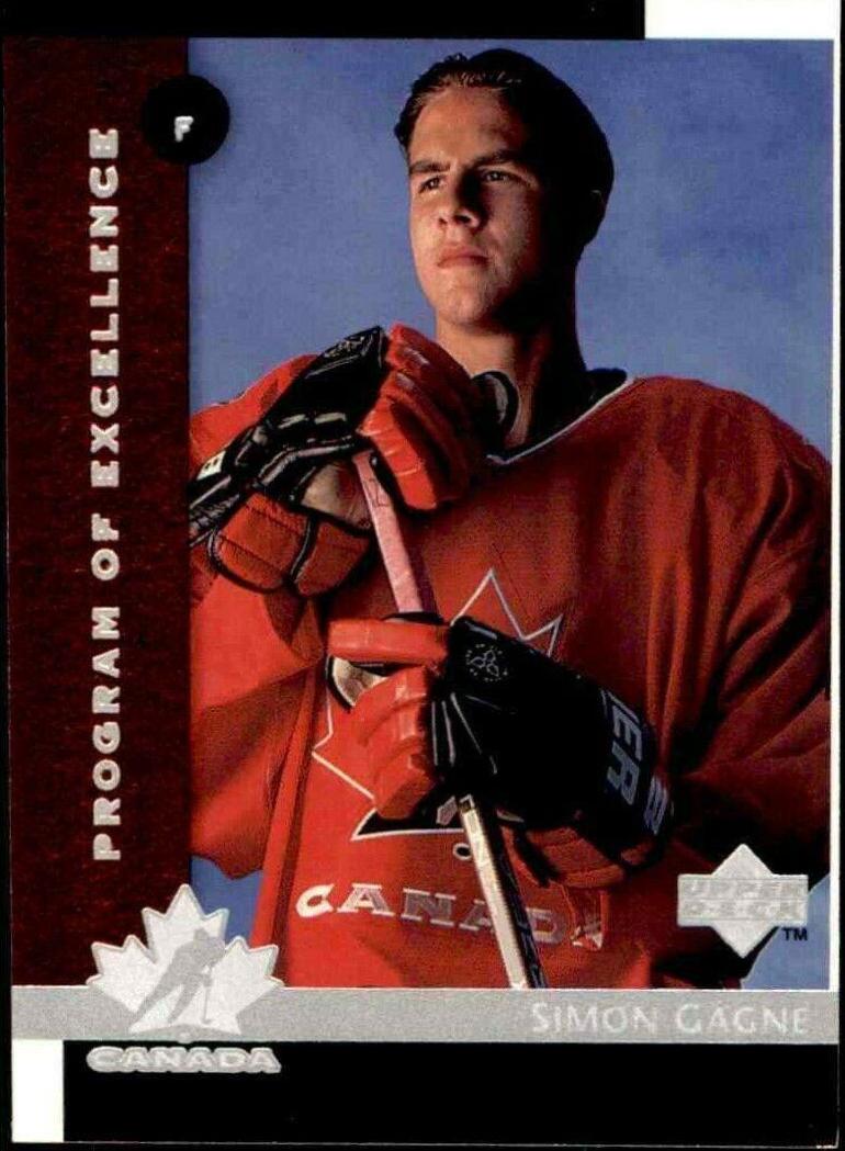 Simon Gagne #411 Hockey Cards 1997 Upper Deck