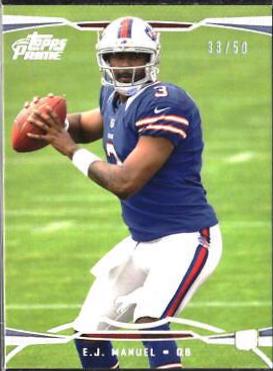 E.J. Manuel #131 Football Cards 2013 Topps Prime