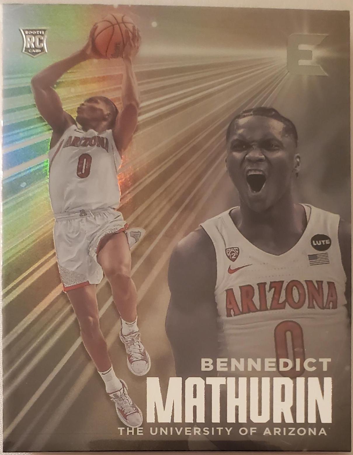 Bennedict Mathurin #3 Basketball Cards 2022 Panini Chronicles Draft Picks Essentials