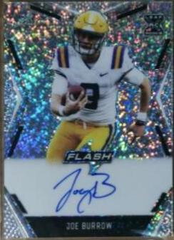 Joe Burrow #BA-JB1 Football Cards 2020 Leaf Metal Draft Autographs