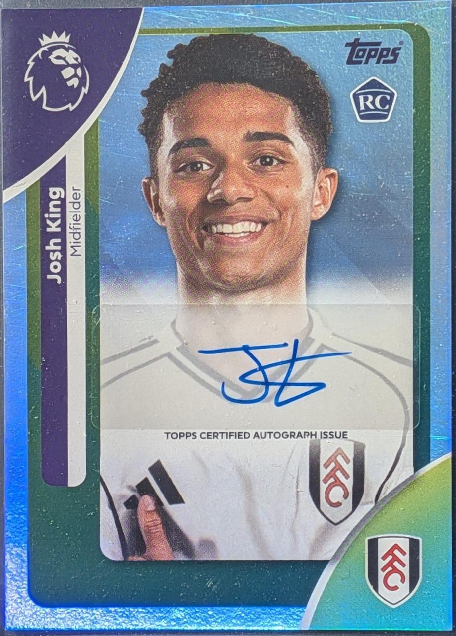 Josh King #AC-JK 2025 Topps Premier League Autograph
