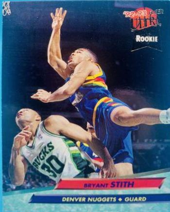 Bryant Stith #255 Basketball Cards 1992 Ultra