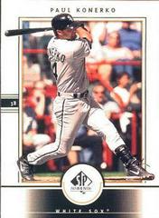 Paul Konerko #35 Baseball Cards 2000 SP Authentic Prices