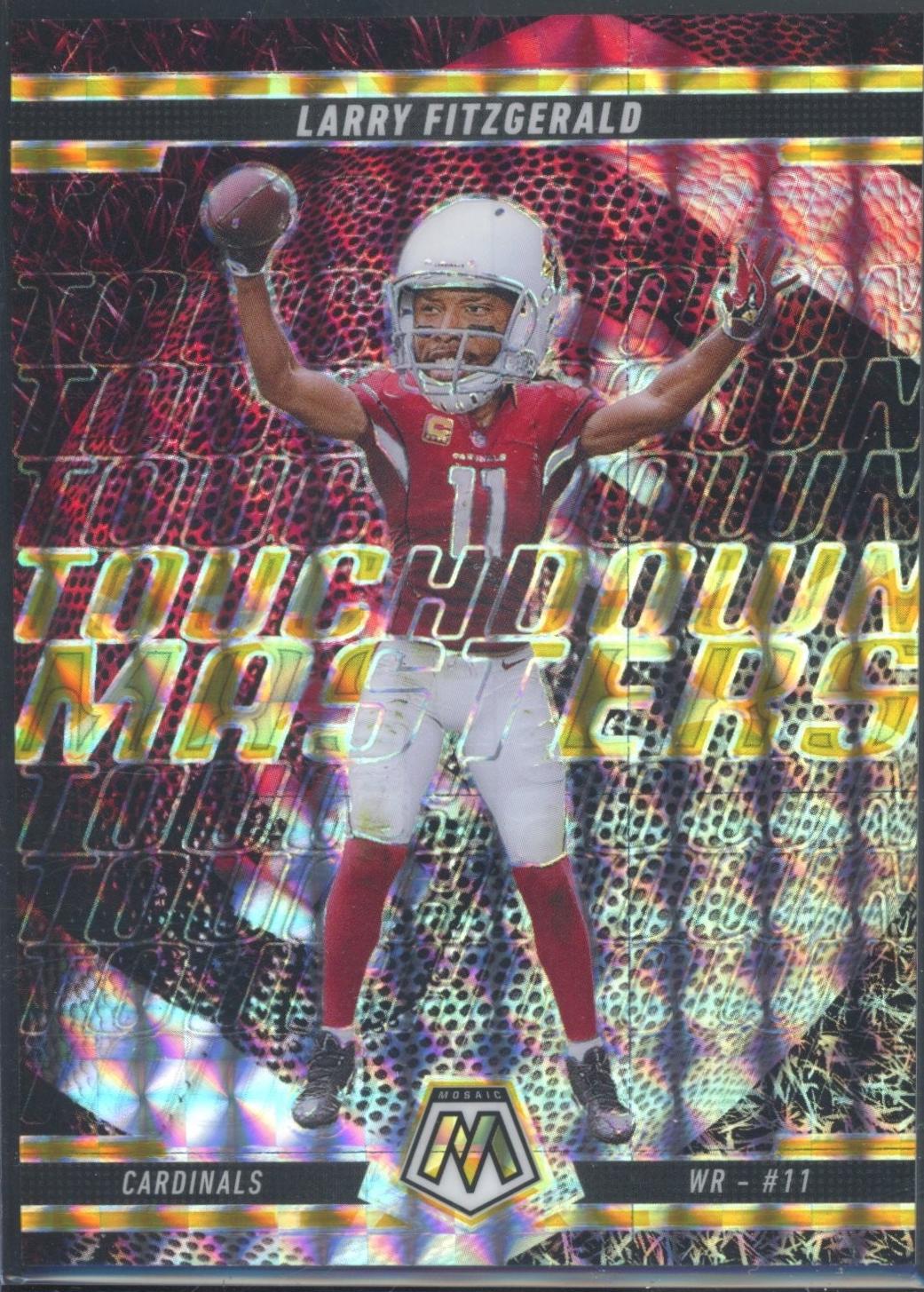 Larry Fitzgerald [Mosaic Reactive Yellow] #20 Precios | 2025 Panini ...
