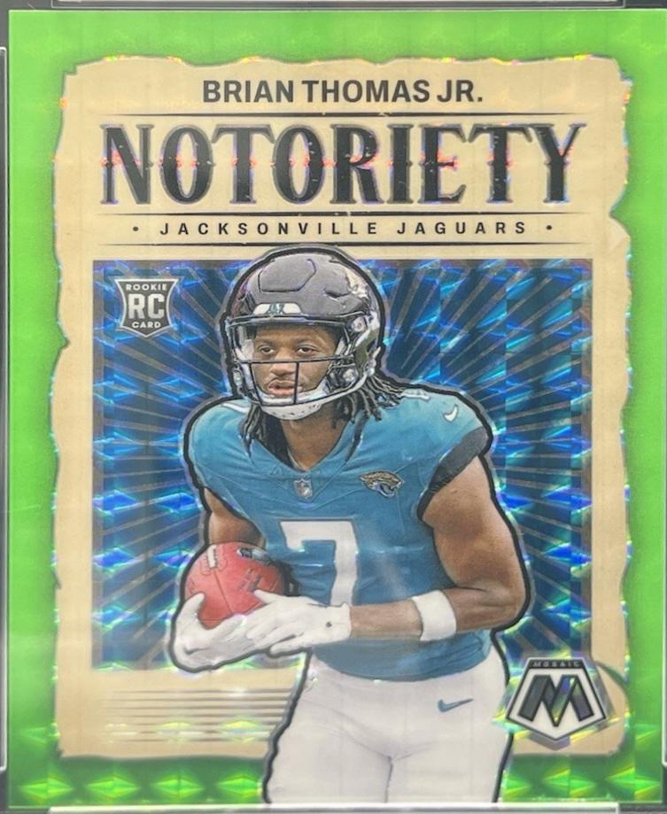 Brian Thomas Jr. [Green Fluorescent] #25
