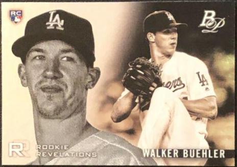 Walker Buehler #RR-19 Baseball Cards 2018 Bowman Platinum Rookie Revelations