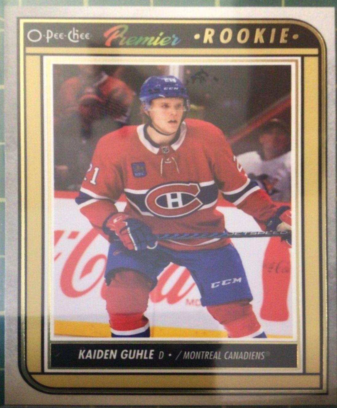Kaiden Guhle #P-97 Hockey Cards 2022 O Pee Chee Premier