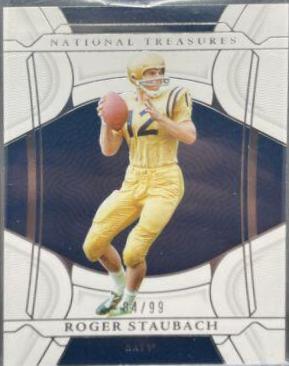 Roger Staubach #33 2022 Panini National Treasures Collegiate Football