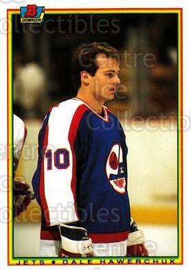 Dale Hawerchuk #129 Hockey Cards 1990 Bowman Tiffany