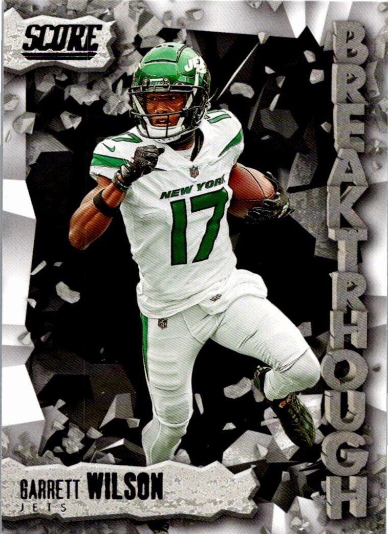Garrett Wilson #7 Football Cards 2023 Panini Score Breakthrough