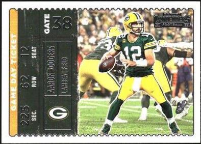 Aaron Rodgers #GDT-ARO Football Cards 2022 Panini Contenders Game Day Ticket
