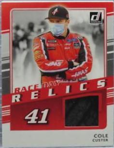 Cole Custer #RDR-CC Racing Cards 2021 Panini Donruss Nascar Race Day Relics