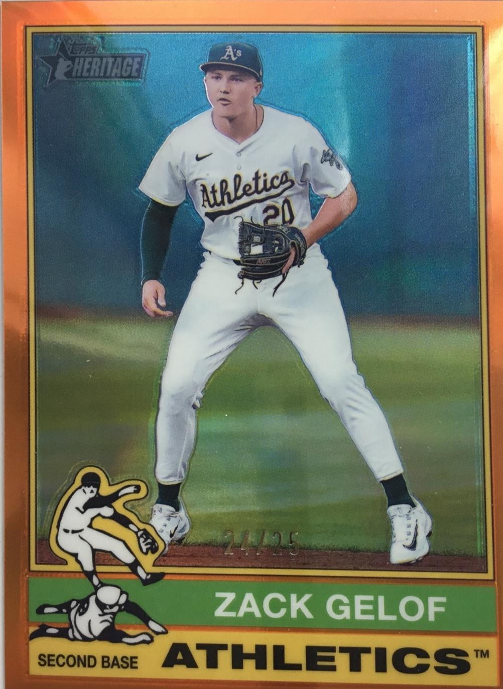 Zack Gelof [Orange Chrome Variation] #170