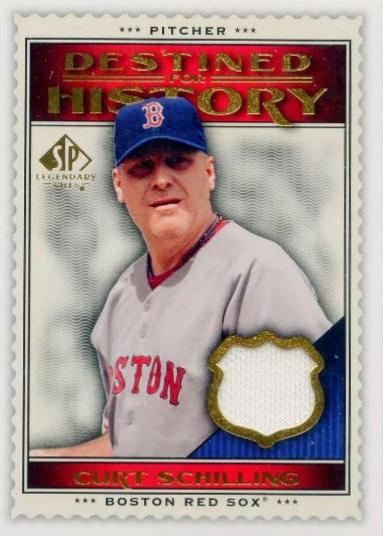Curt Shilling #DHM-CS Baseball Cards 2009 SP Legendary Cuts Destined for History Memorabilia