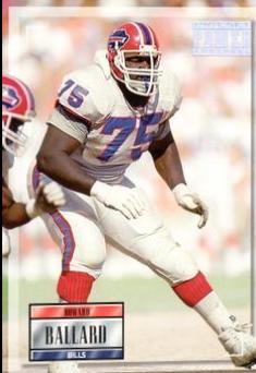 Howard Ballard #75 1993 Pro Set Power Football