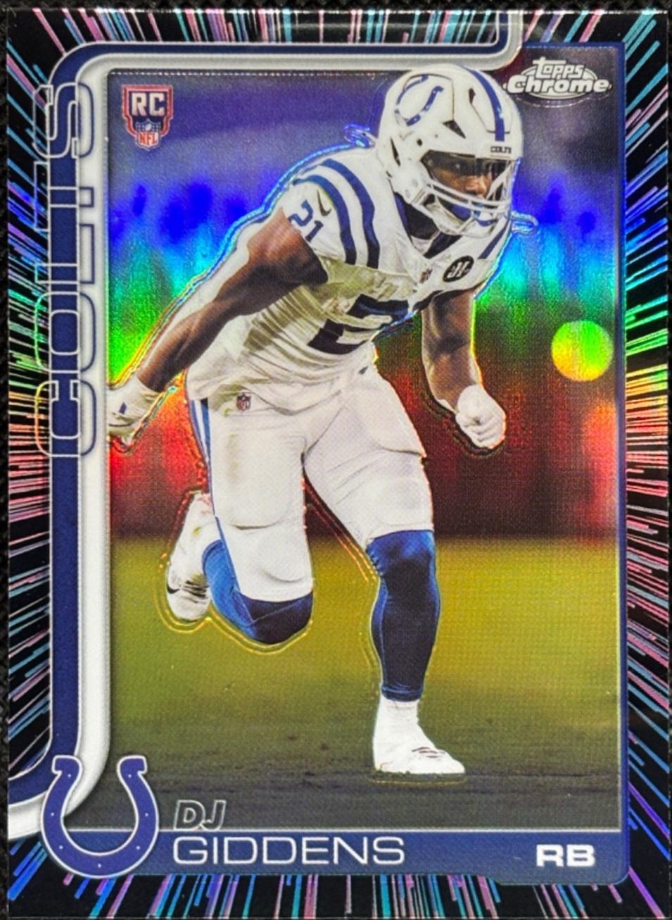 2025 DJ Giddens [Neon Pulse Refractor] #390