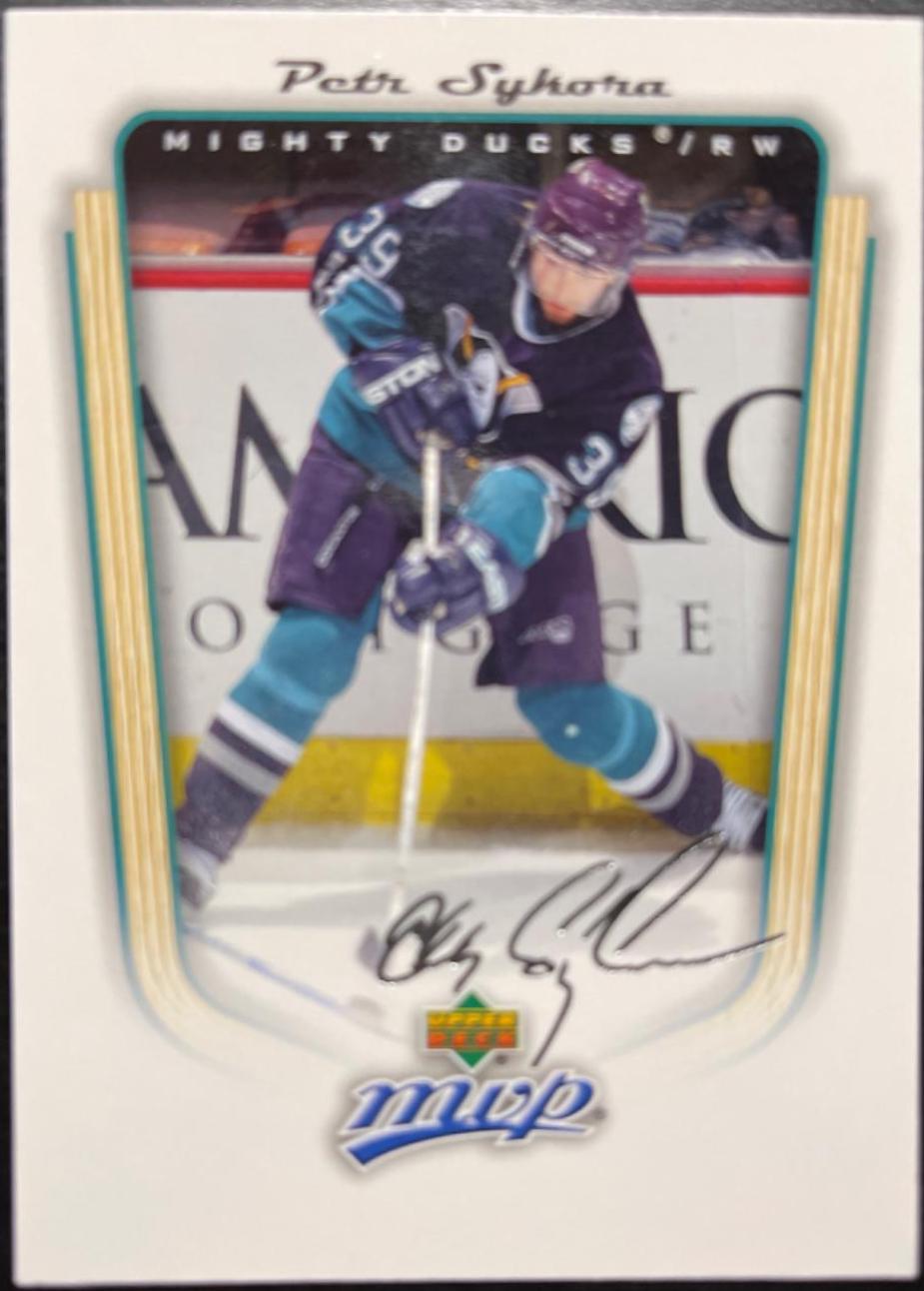 Petr Sykora #12 Hockey Cards 2005 Upper Deck MVP