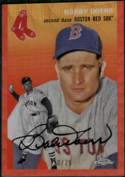 Bobby Doerr [Orange Wave Refractor] #473
