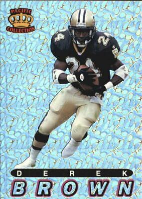 Derek Brown #14 Football Cards 1994 Pacific Prisms