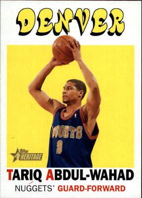 Tariq Abdul Wahad #166 Basketball Cards 2000 Topps Heritage