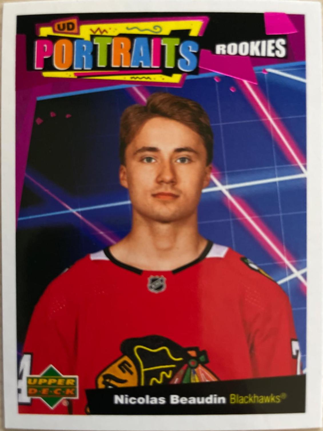 Nicolas Beaudin #P-49 Hockey Cards 2020 Upper Deck UD Portraits