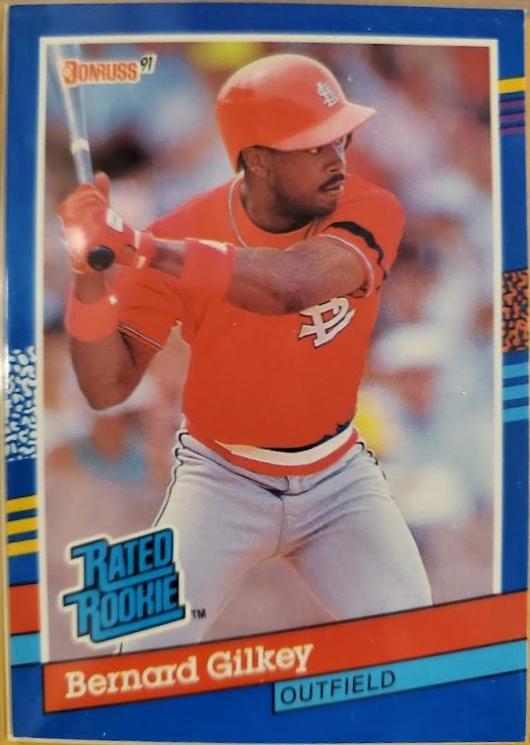 Bernard Gilkey #30 Baseball Cards 1991 Donruss