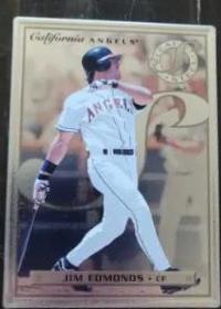 Jim Edmonds #11 1996 Leaf Steel Baseball