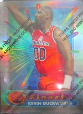 Kevin Duckworth Refractor #222 Basketball Cards 1994 Finest