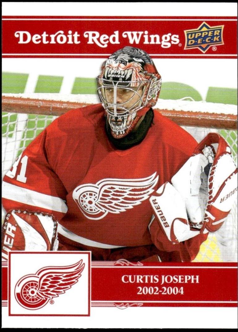 Curtis Joseph #50 2025-26 Upper Deck Detroit Red Wings Centennial Hockey
