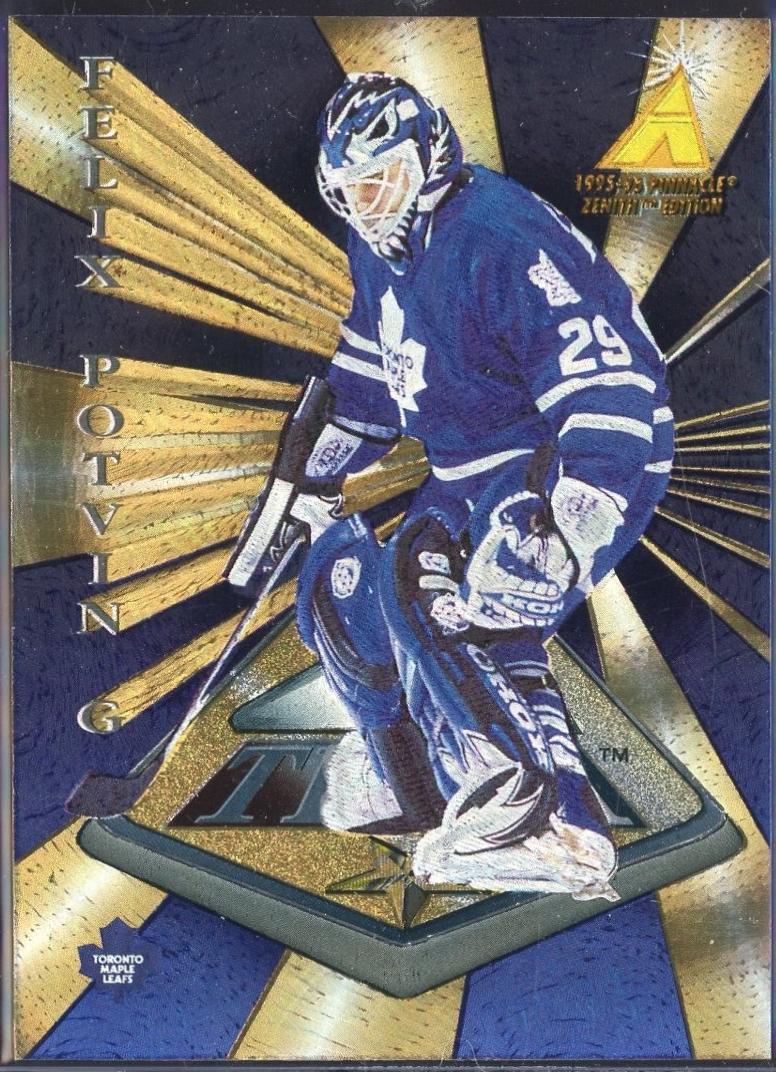 Felix Potvin #17 1995-96 Zenith Hockey Z-Team